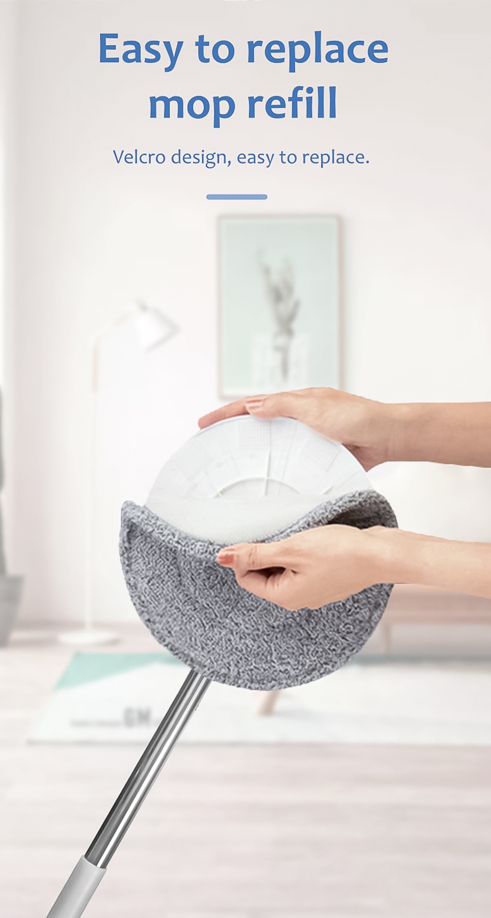 Farcent Flat Spin Mop-9